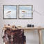  «Seaside Sandpiper Birds», ensemble de 2 toiles flottantes encadrées par Christine Zalewski-833545573-833545597