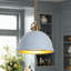 Suspension lumineuse à abat-jour en forme de dôme de 9,1 po de largeur-1082012877