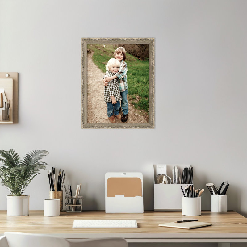 Cadre photo Mila, 11 x 14, Mila argent foncé