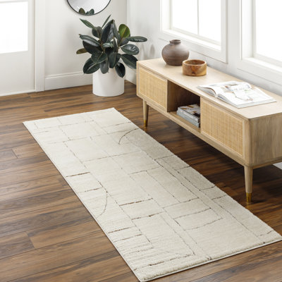 Asfand Cream/Brown Area Rug