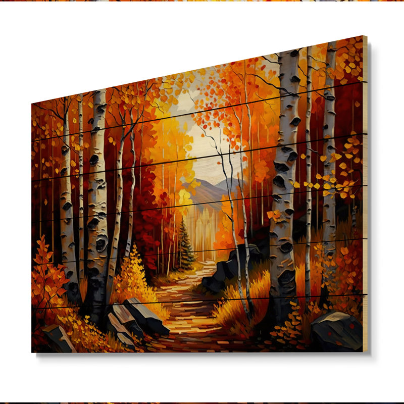 Ludowici, reproduction sur bois sans cadre, H 24 po x l 32 po x P 1 po