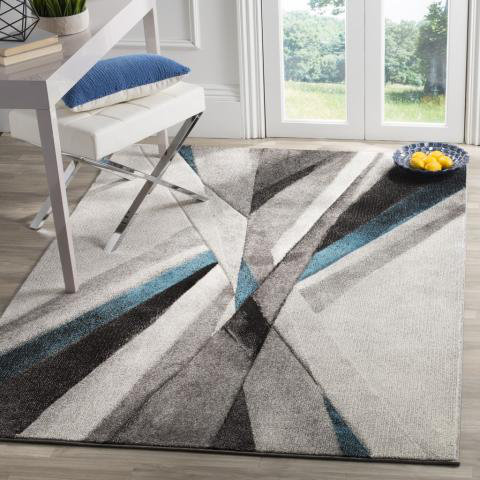 Parkes Abstract Area Rug, Rectangle 122 x 183 cm