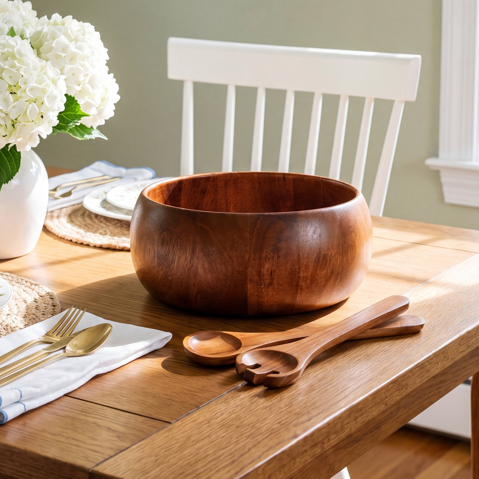 Rosamond Wood Salad Bowl