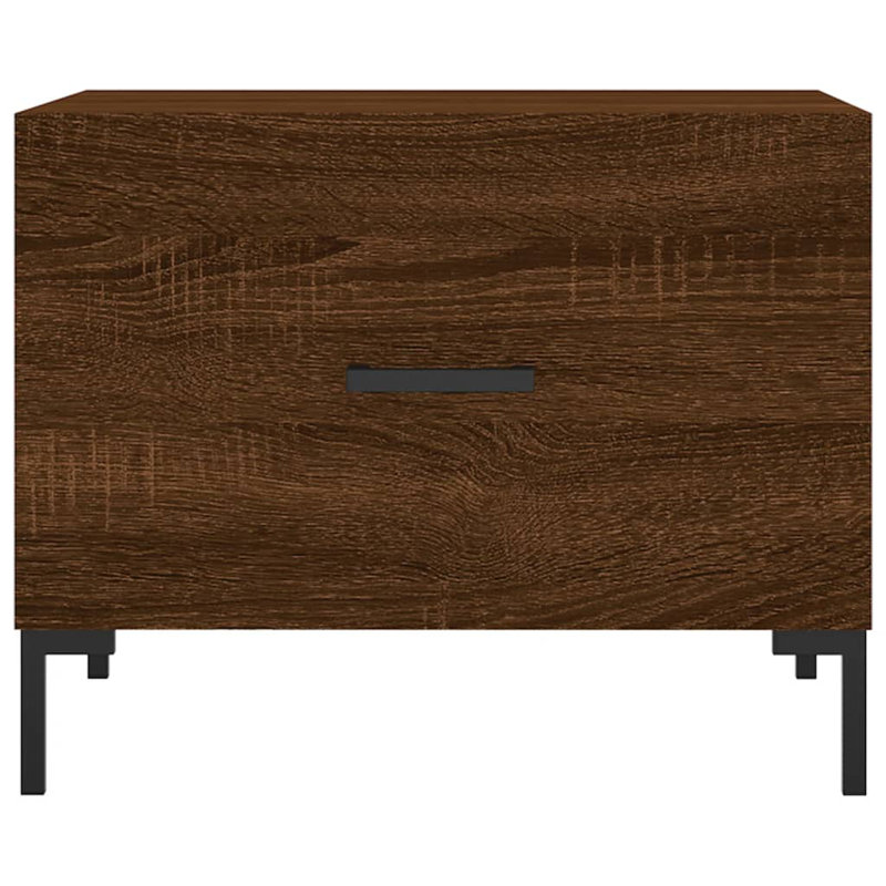 Avaiyah Four Leg Coffee Table with Storage, Brown Oak