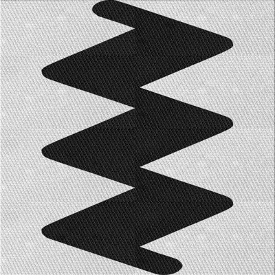 Tapis noir/gris à motifs Hoy