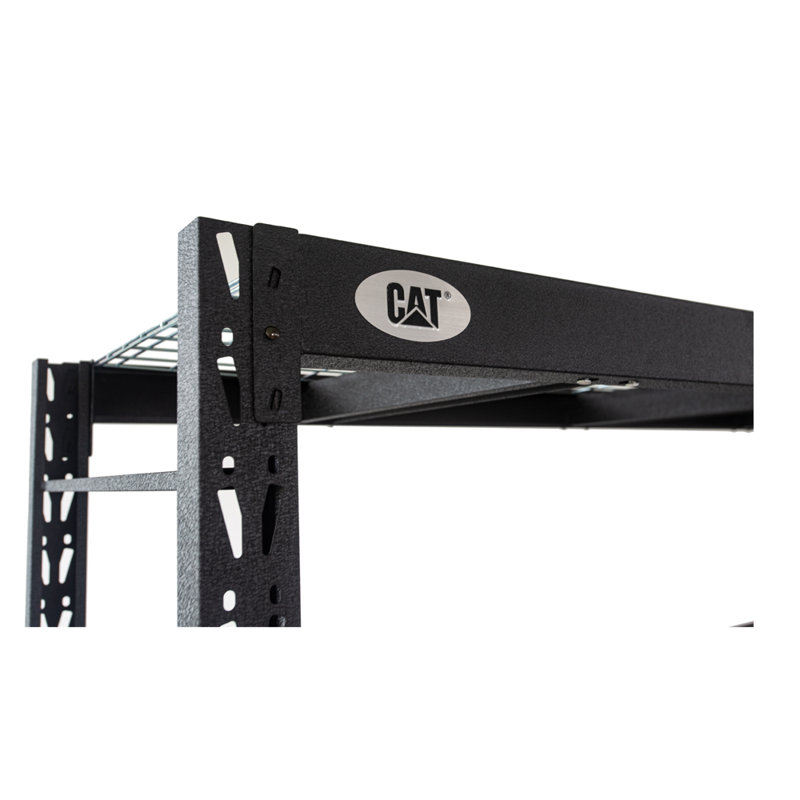 Étagère industrielle robuste à 4 niveaux Rebrilliant 72 po x 48 po, H 72 po x l 77 po x P 24 po