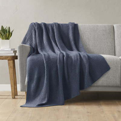 Bree Knit Texture Soft Throw