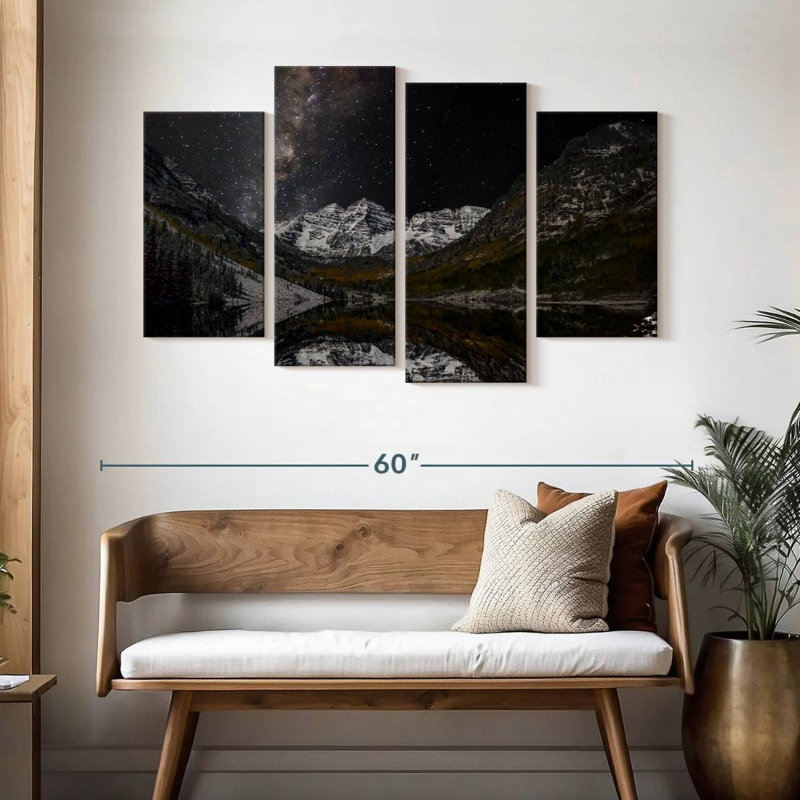 Alvord Maroon Bells Milky Way, 32" H x 52" W