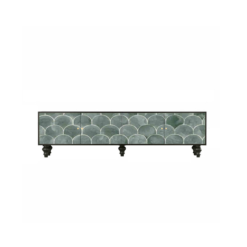Chinese style solid wood TV stand