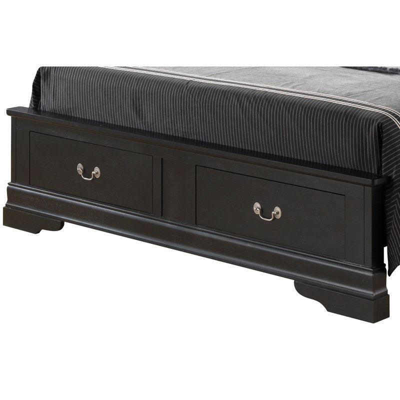 Louis Phillipe Standard Bed, King, Linen