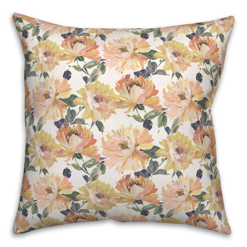 Housse et insert de coussin décoratif en polyester, H 16 po x l 16 po