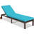 Outdoor Chaise Lounge , Cushion Included-1027905490