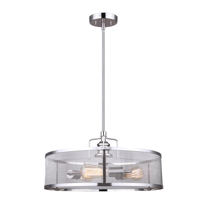 Lustree tambour 3 lumières unique Suismon