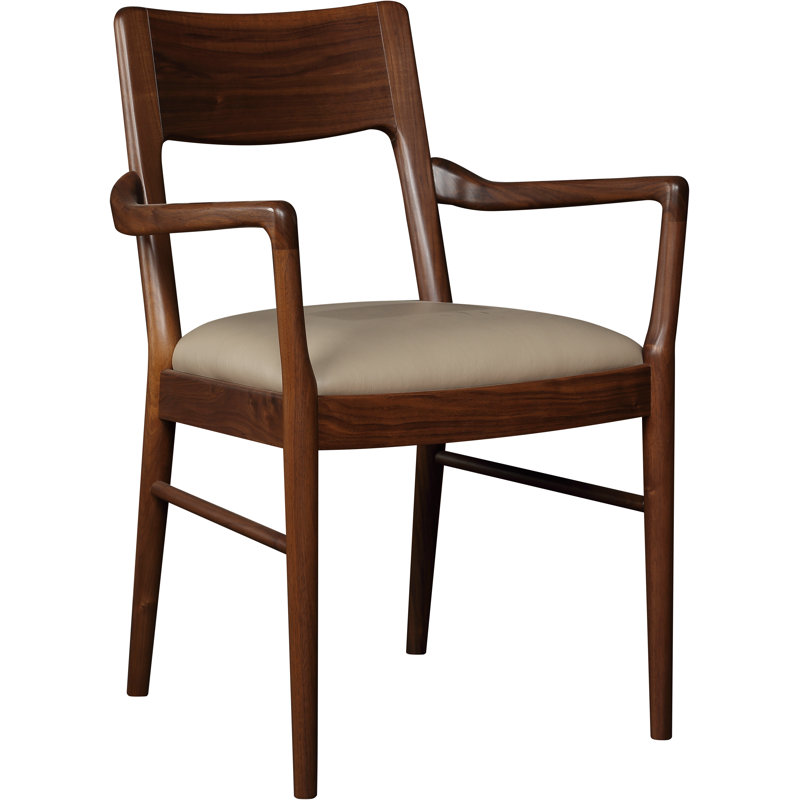 Walnut Grove Leather Arm Chair