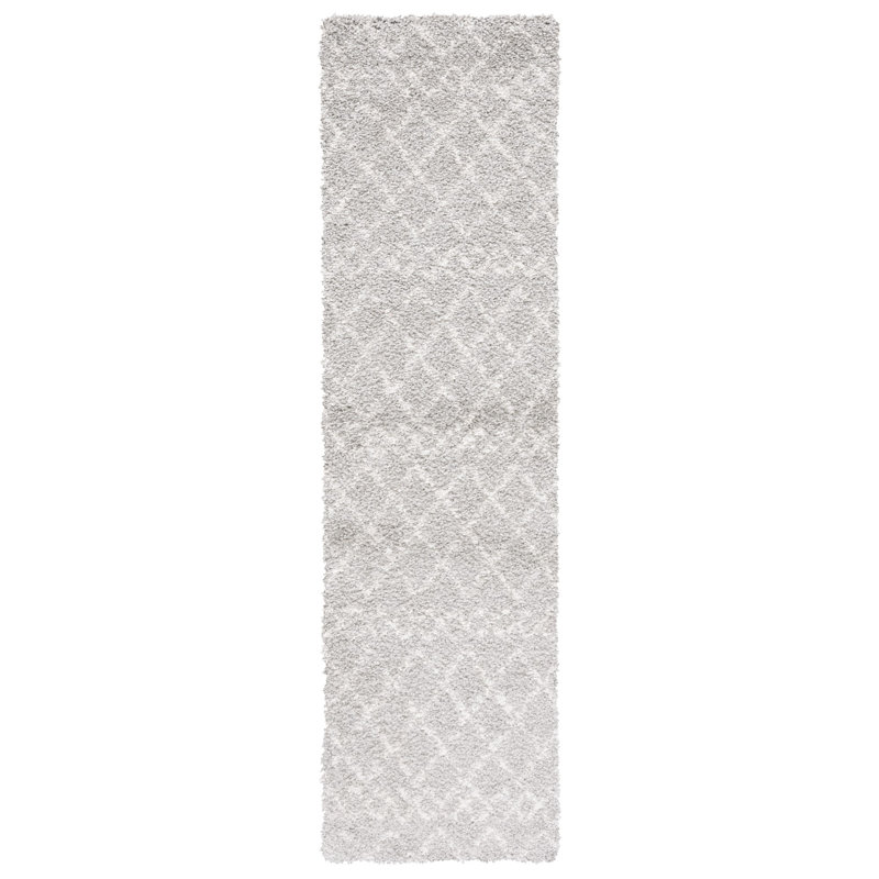 Matterson Berber Shag Performance Geometric Rug, Runner 2'3" x 6'