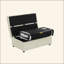 Lit simple escamotable avec repose-pieds et lit d'invité convertible avec matelas-1339265629
