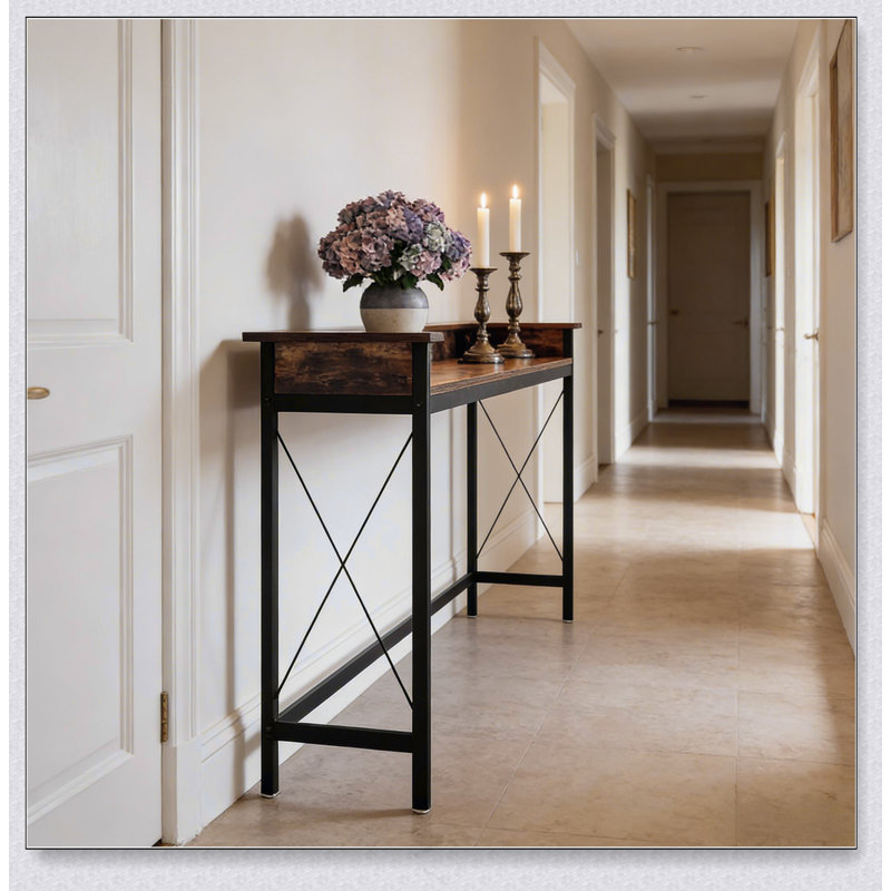 Table de canapé avec prise électrique, console, table de chevet
