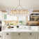 Calilynn Nordic Bubble Ball Swirled Glass Chandelier
