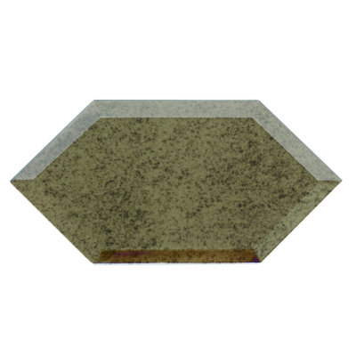4-In X 8-In Beveled Stretched Hexagon Antique Mirror Mosaic Walls Tile(0.22-Sq. Ft/ Piece)