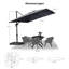 274cm X 335cm Rectangular Cantilever Parasol-1024585456