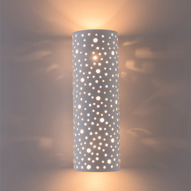 Hirsh Ceramic Flush Mounted Sconce