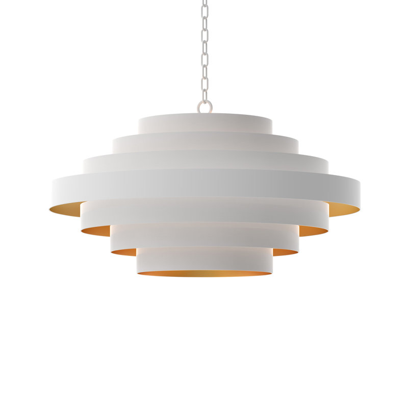 8 - Light LED Chandelier, 16'' H X 28'' W X 28'' D