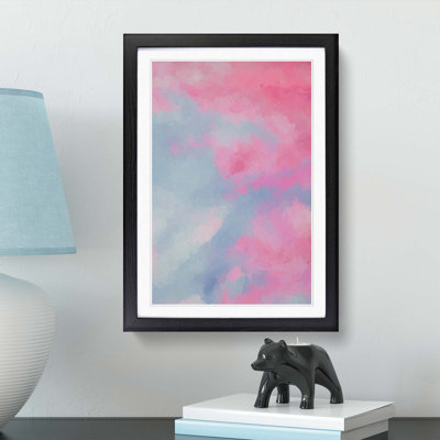 Marbled Devotion in Abstract - Framed Print