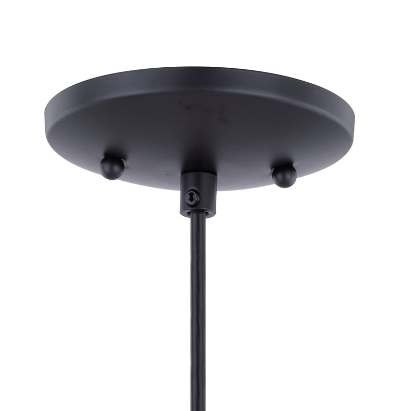 Milano Oil Rubbed Bronze Mini Pendant with Amber Glass