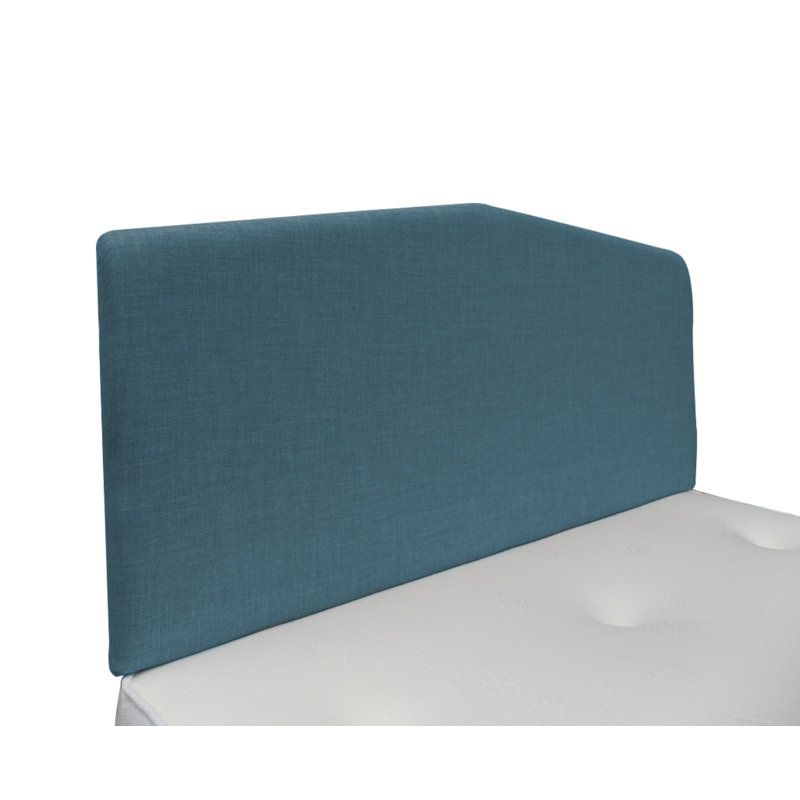 Burchett Upholstered Headboard, Duck Egg, Small Single (2'6), Linen
