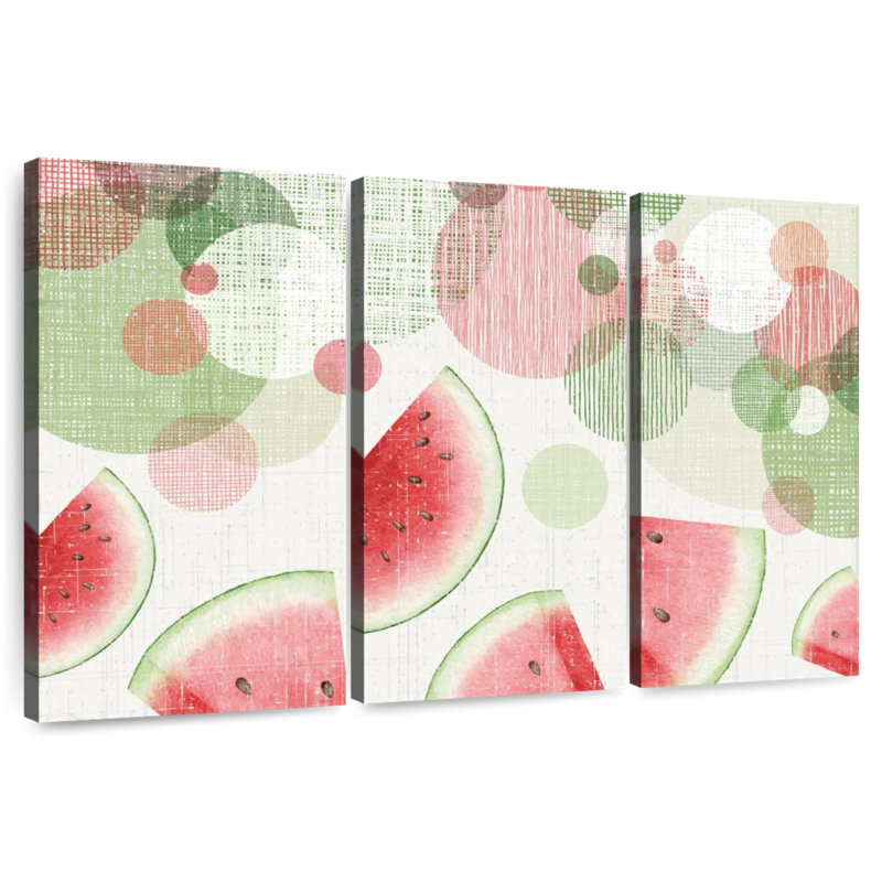 Watermelon Delight, 20" H x 33" W