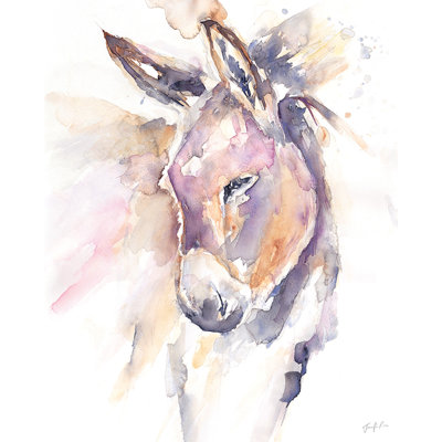 Thoughtful Donkey - No Frame Painting