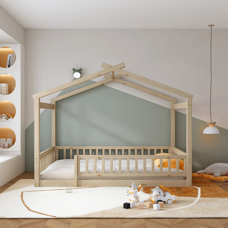 Lit Shelocta, Naturel, Double