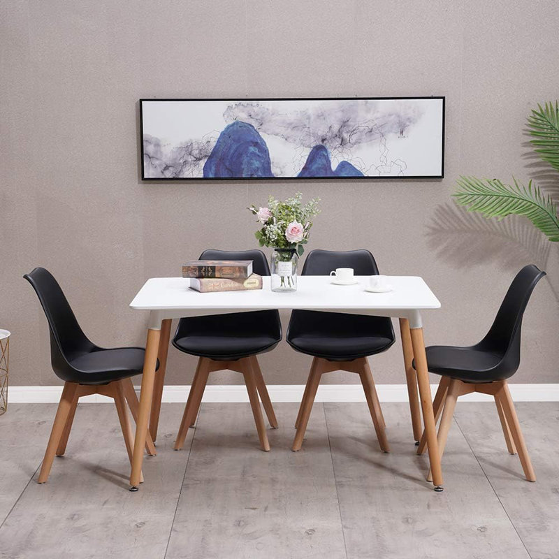 4 - Person Dining Set, Black
