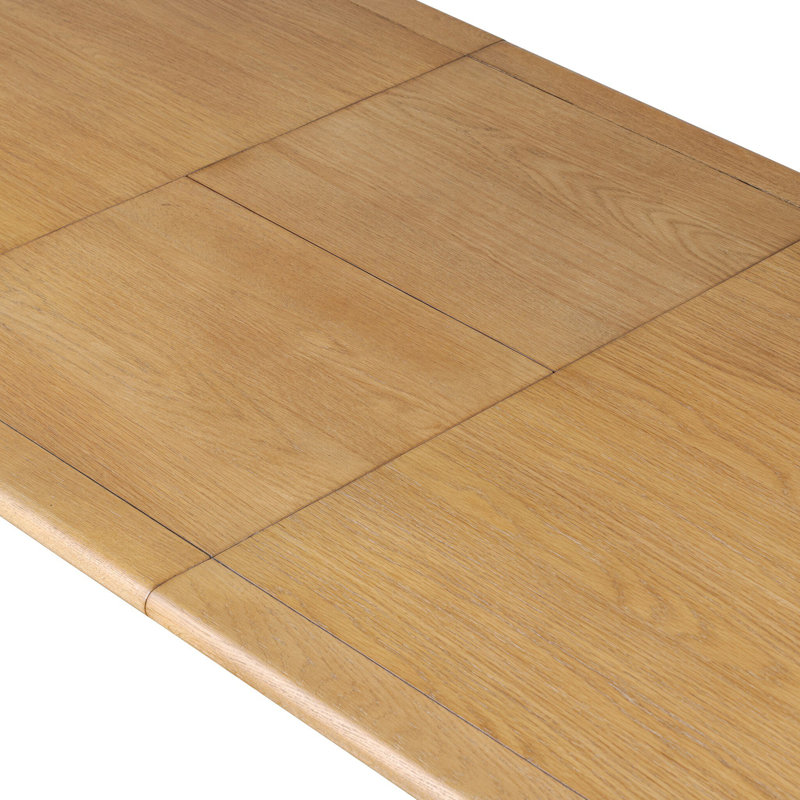 Harper Solid Wood Dining Table, Fawn Oak