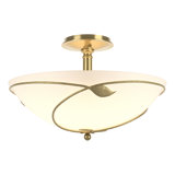 Leaf Semi Flush Mount