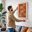 Lotus in Line Botanical - Wrapped Canvas-2081612583-2081612579