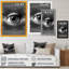 «Dany Eye In Circular Infinity III», reproduction sur toile-87372645-87372646