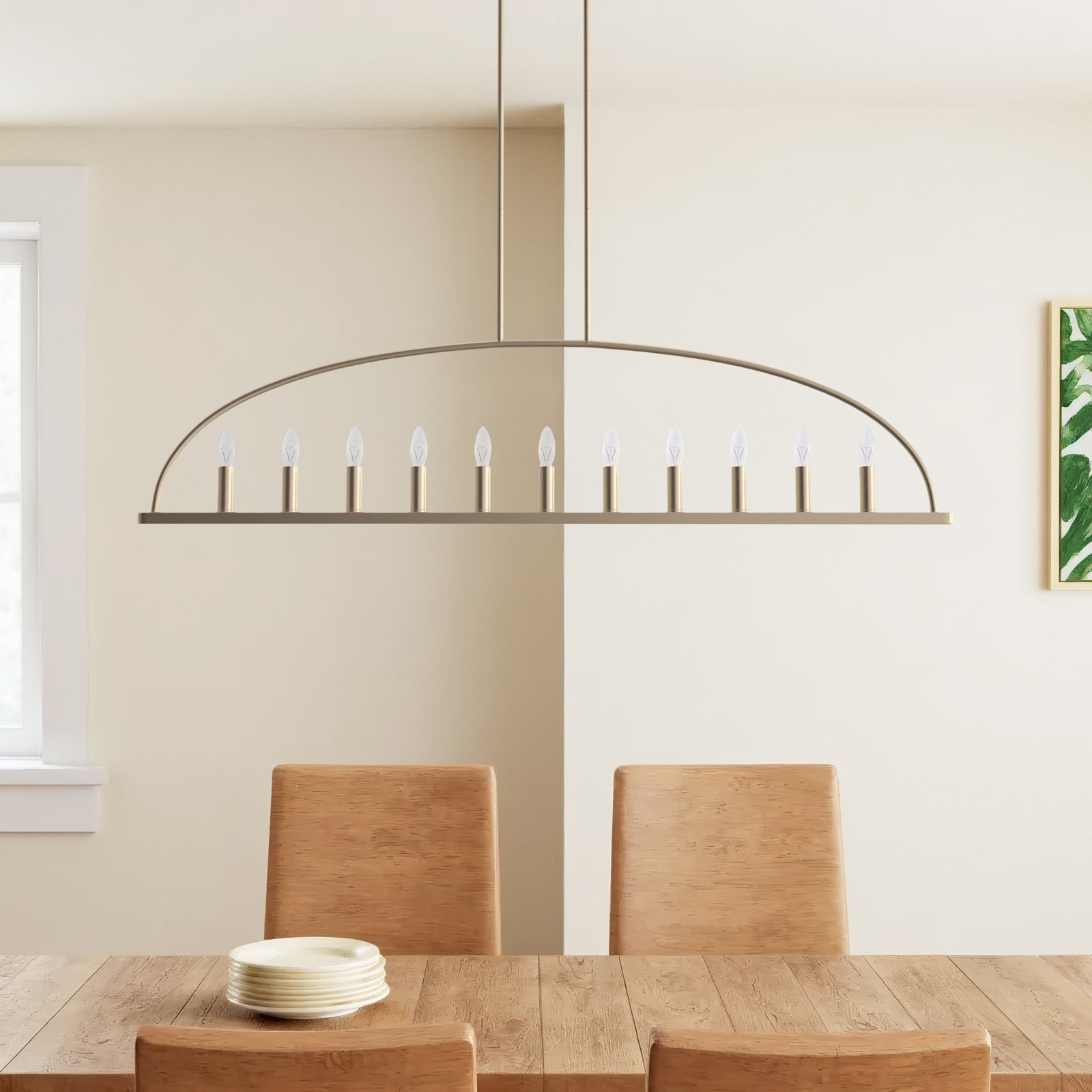 Roumel 11-Light Chandelier, Gold