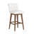 Dorreen Wood And Upholstered Tufted Adjustable Height Swivel Stool-49172510-49172505