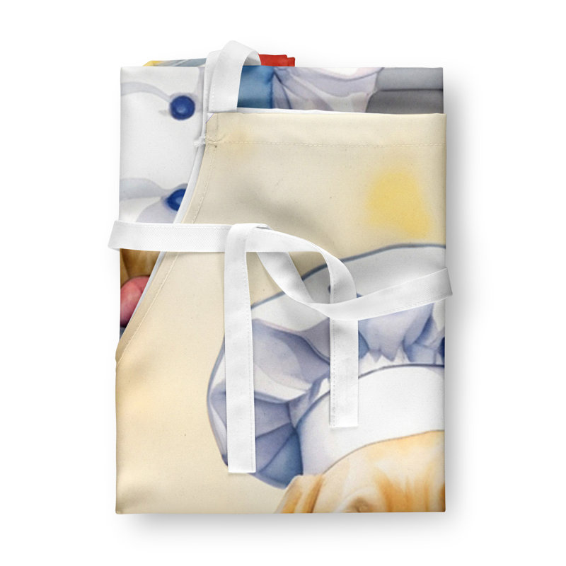 No Pattern Bib Apron