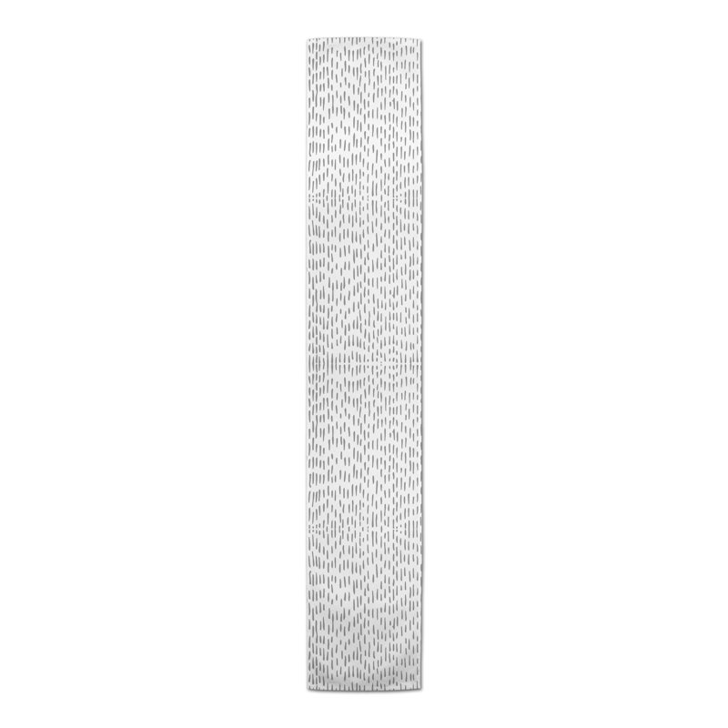 Adylee Rectangle Polyester Table Runner, 72" x 16", Green