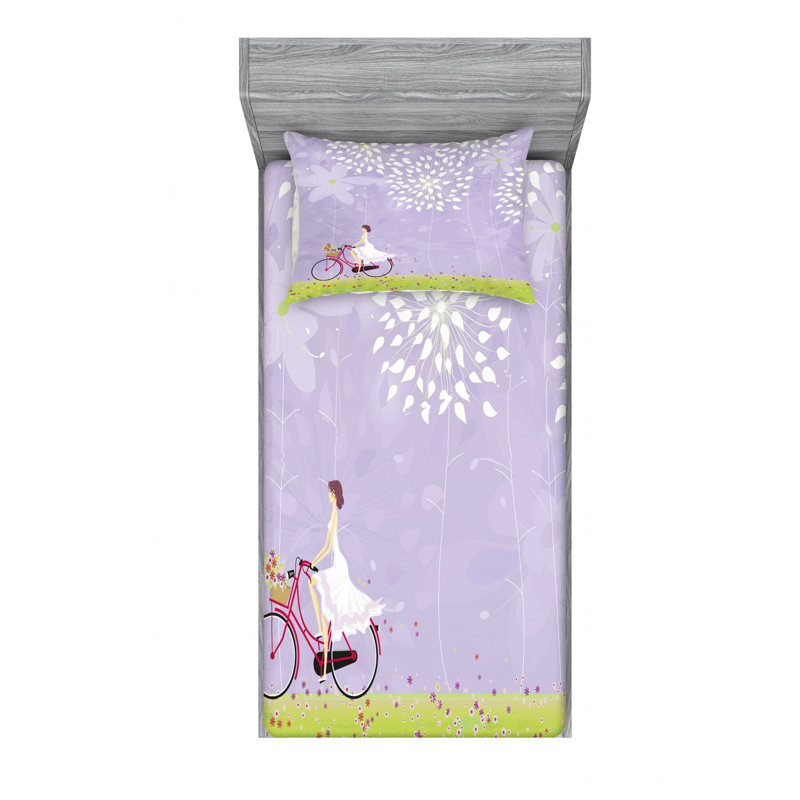Microfiber Sheet Set, Twin XL Sheet Set with Fitted Sheet
