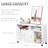 Printer Stand Home Office Mobile Cabinet Organizer Desktop With Caster Wheels
