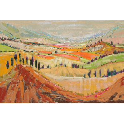 Jennifer Gardner - Wrapped Canvas Painting