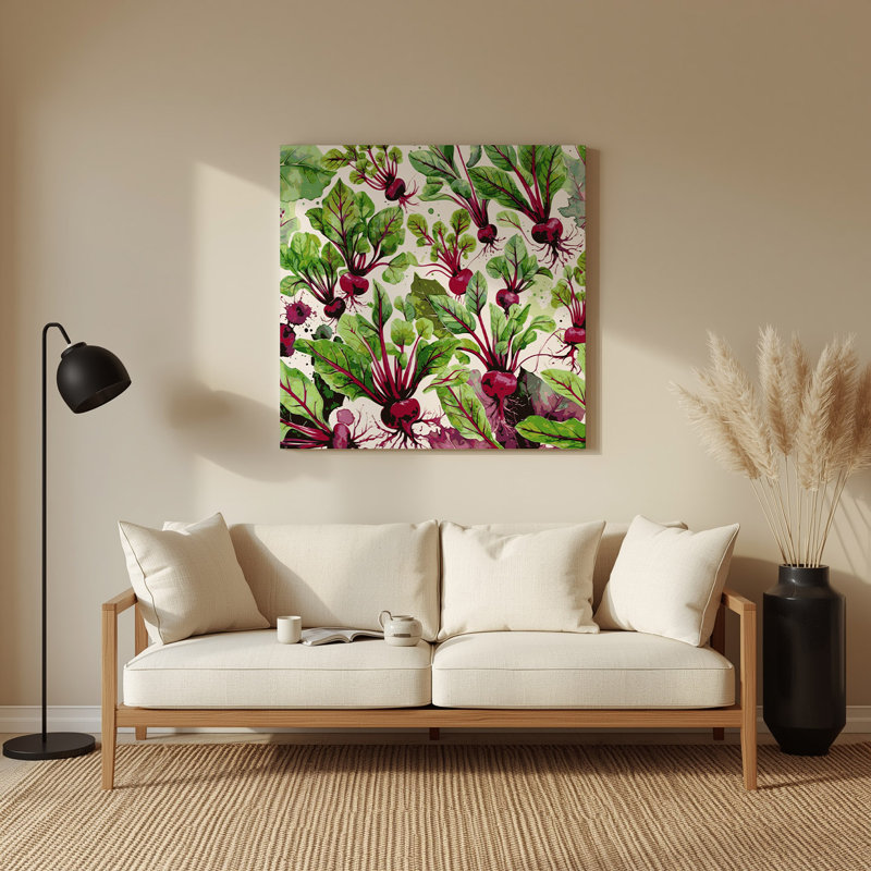 Art mural en métal légumes vert, H 16 po x l 16 po
