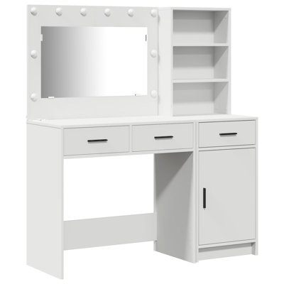 Set Of 2 Engineered Wood Dressing Table
