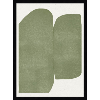 Rooney "Green Paper Cut Modern" Print
