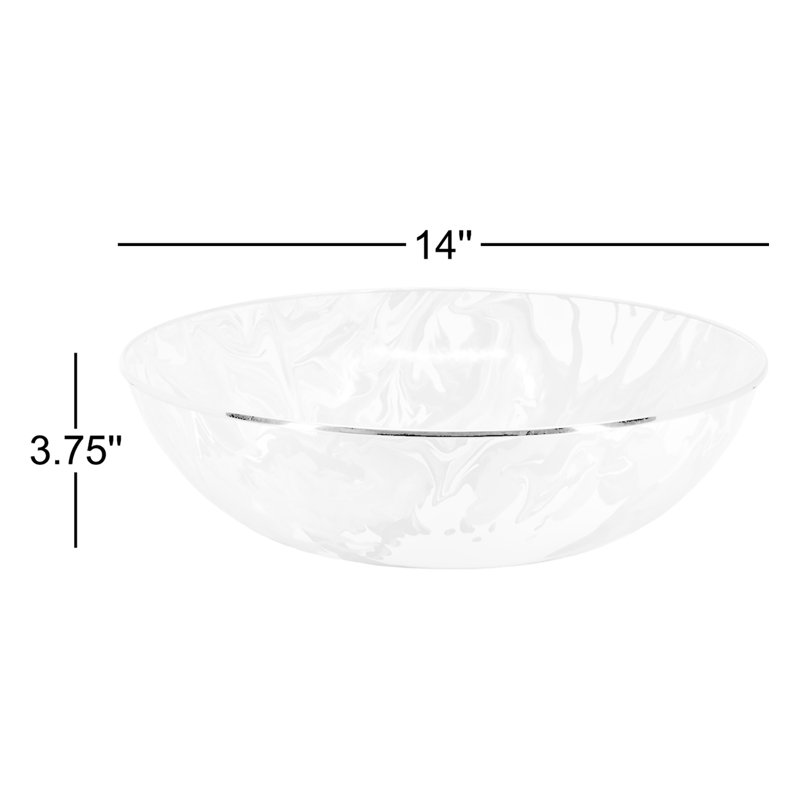 Modern Monet Enamelware Serving Bowl