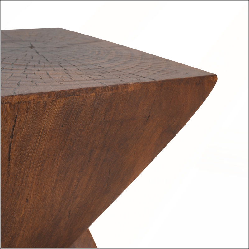 Modern Stylish and Versatile End Table for Living Room, Bedroom, or Office, Dark Brown