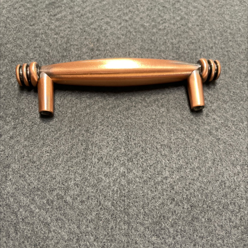 (5 Pack) Domed Ringed Pull Antique Copper